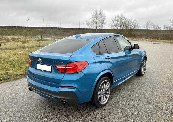 BMW X4 M cena 139999 przebieg: 161000, rok produkcji 2017 z Mordy małe 106